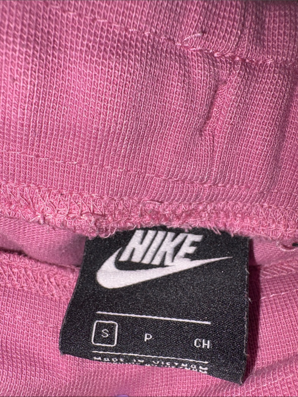 Nike Women's Pink Shorts with Drawstring - Picture 3 of 5